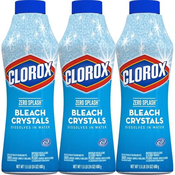Clorox Other 3 Clorox Zero Splash Bleach Crystals Laundry Stain
